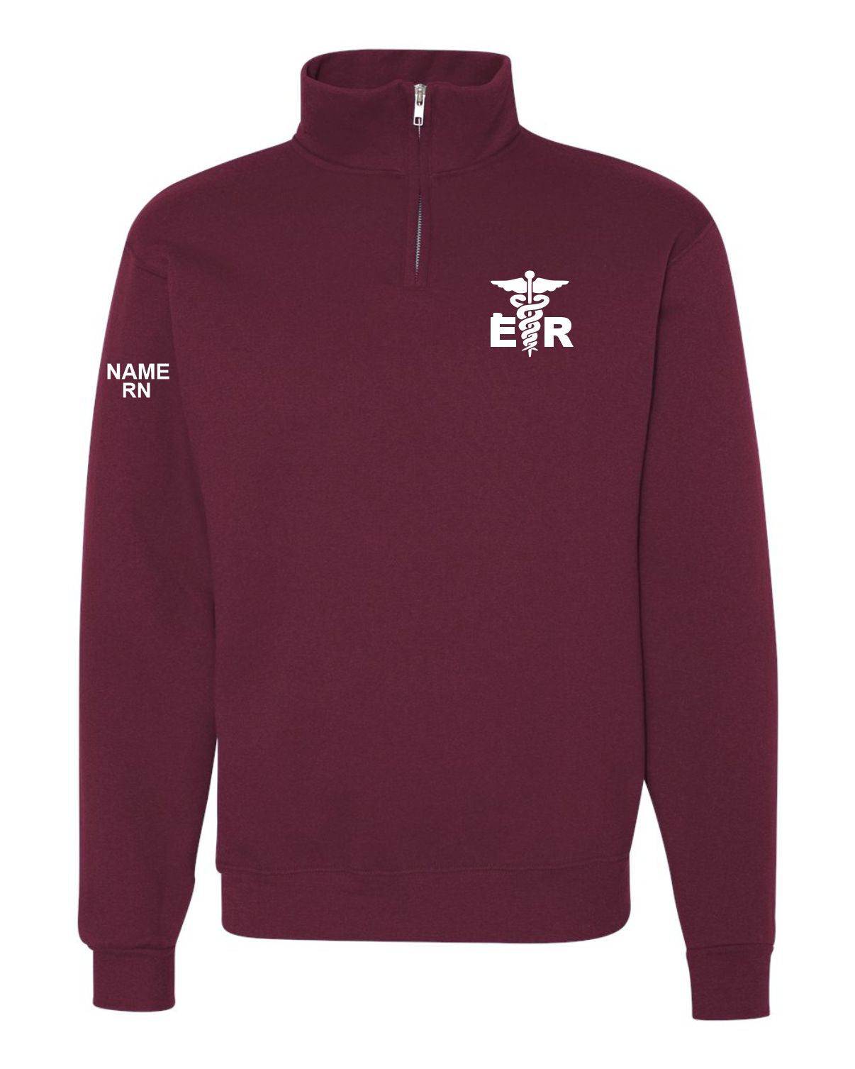 ER 1/4 ZIP EMBROIDERED
