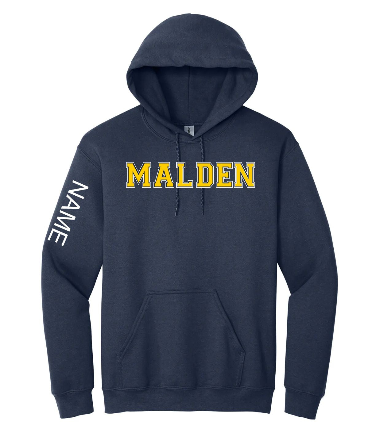 MALDEN HOODIE -NAVY, GOLD