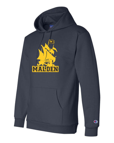 CHAMPION MARAUDER HOODIE- NAVY AND GREY