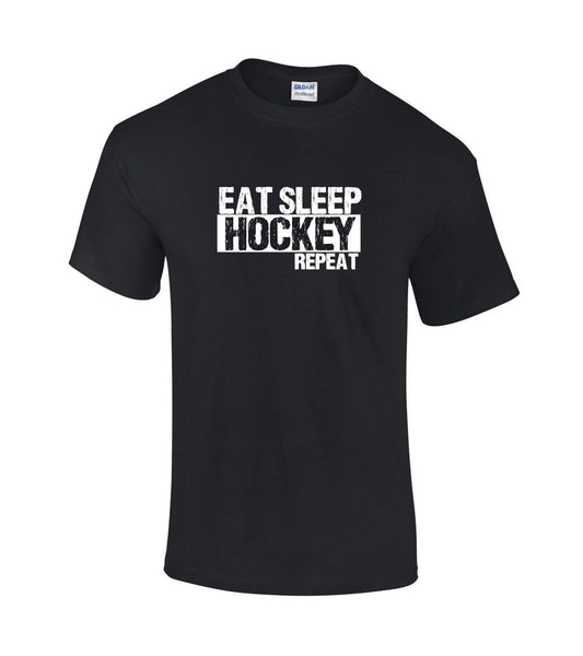 Eat Sleep Hockey Repeat tshirt